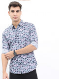 Highlander Men Lavender Slim Fit Casual Shirt - Lavender - Image 1
