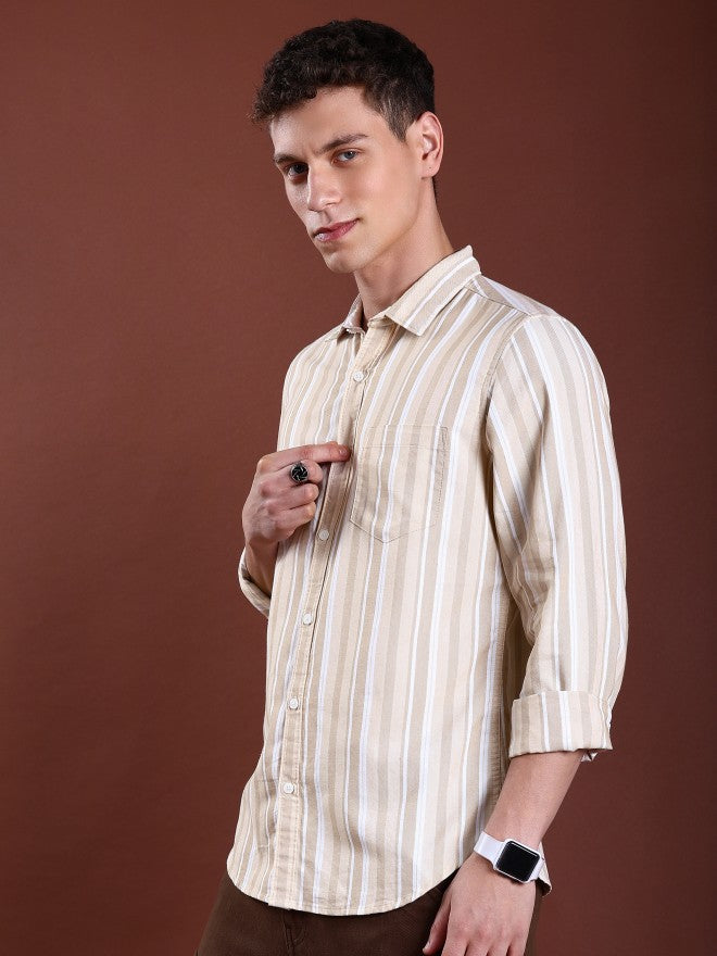 Highlander Men Multi Color Slim Fit Shirt - Multi - Image 4