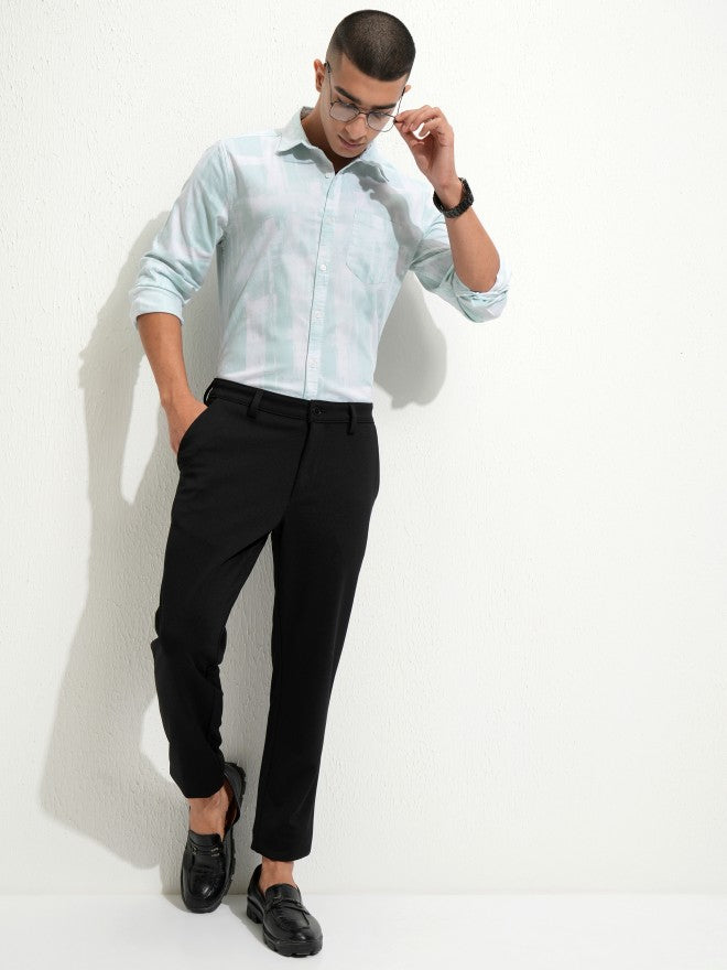 Highlander Men Blue Regular Fit Casual Shirt - Blue - Image 2