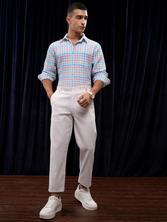 Highlander Men Multi Checked Regular Fit Casual Shirt - Multi - Image 2