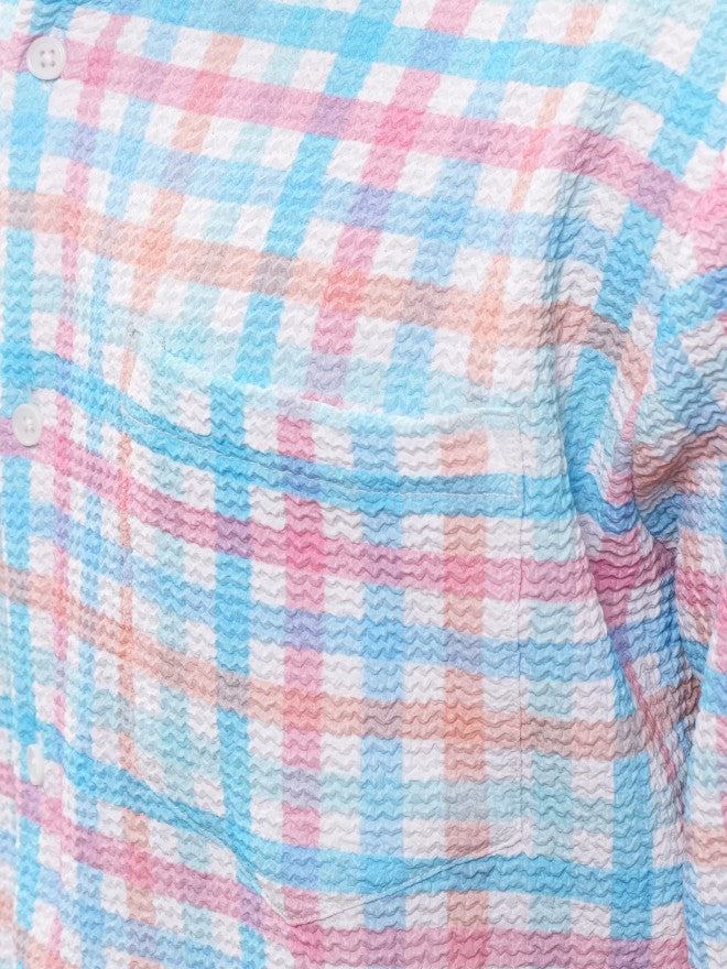 Highlander Men Multi Checked Regular Fit Casual Shirt - Multi - Image 7
