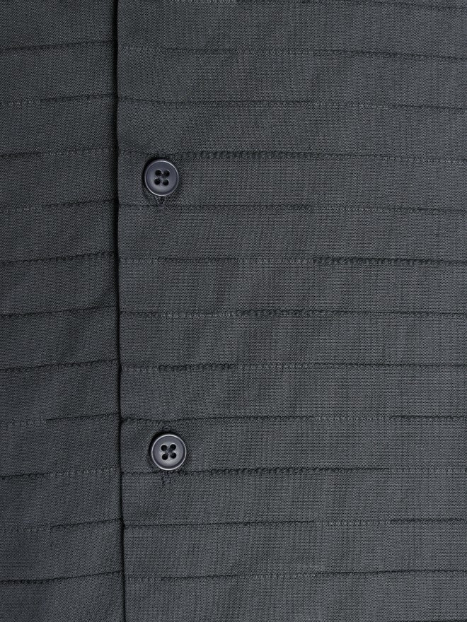 Highlander Men Grey Textured Relaxed Fit Casual Shirt - Grey - Image 9