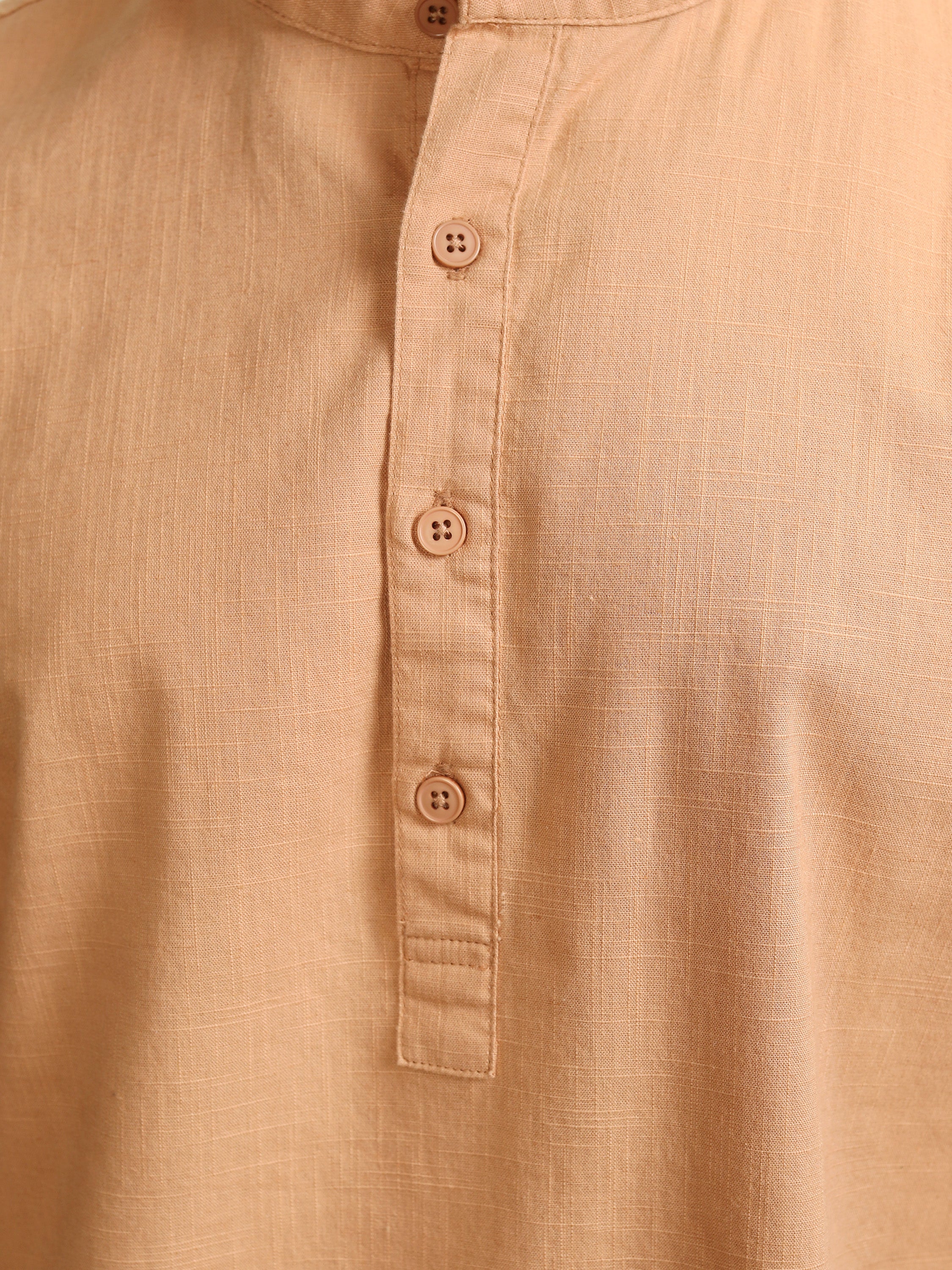 Highlander Men Rust Solid Regular Fit Casual Shirt - Rust - Image 8