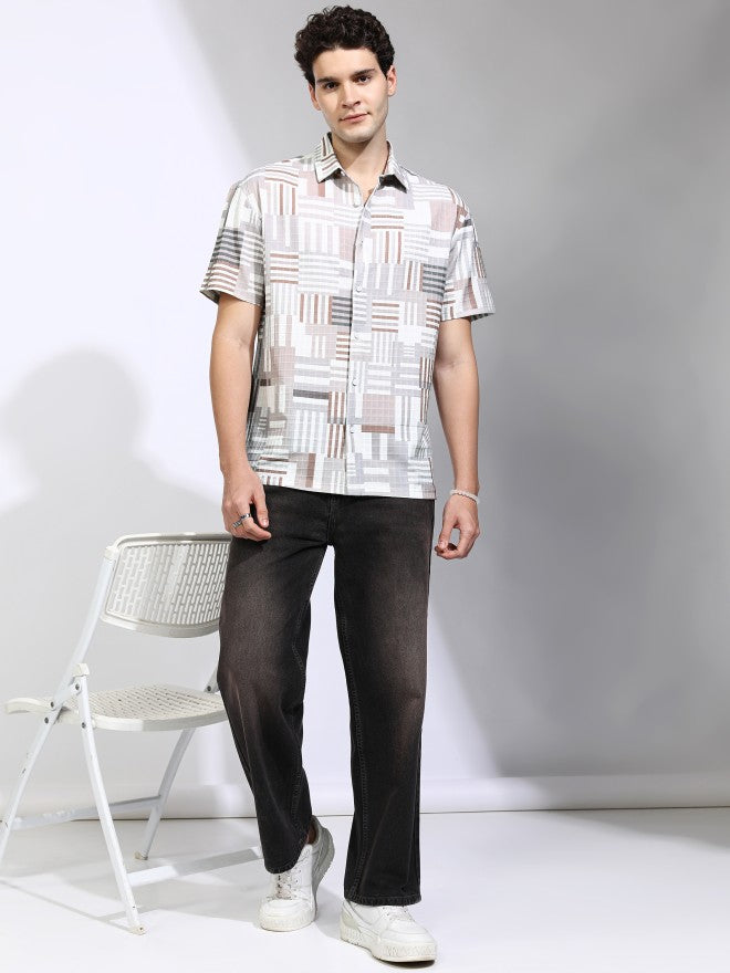 Highlander Men Multicolour Printed Relaxed Fit Casual Shirt - Multi - Image 2
