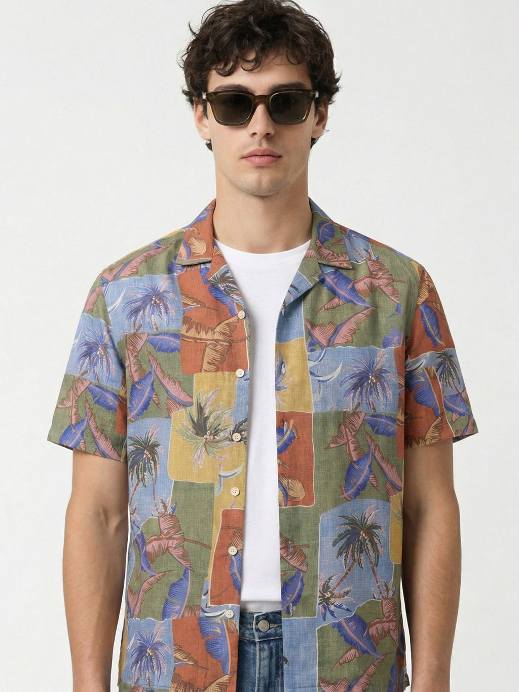 Highlander Men Multi Printed Relaxed Fit Casual Shirt - Multi - Image 1