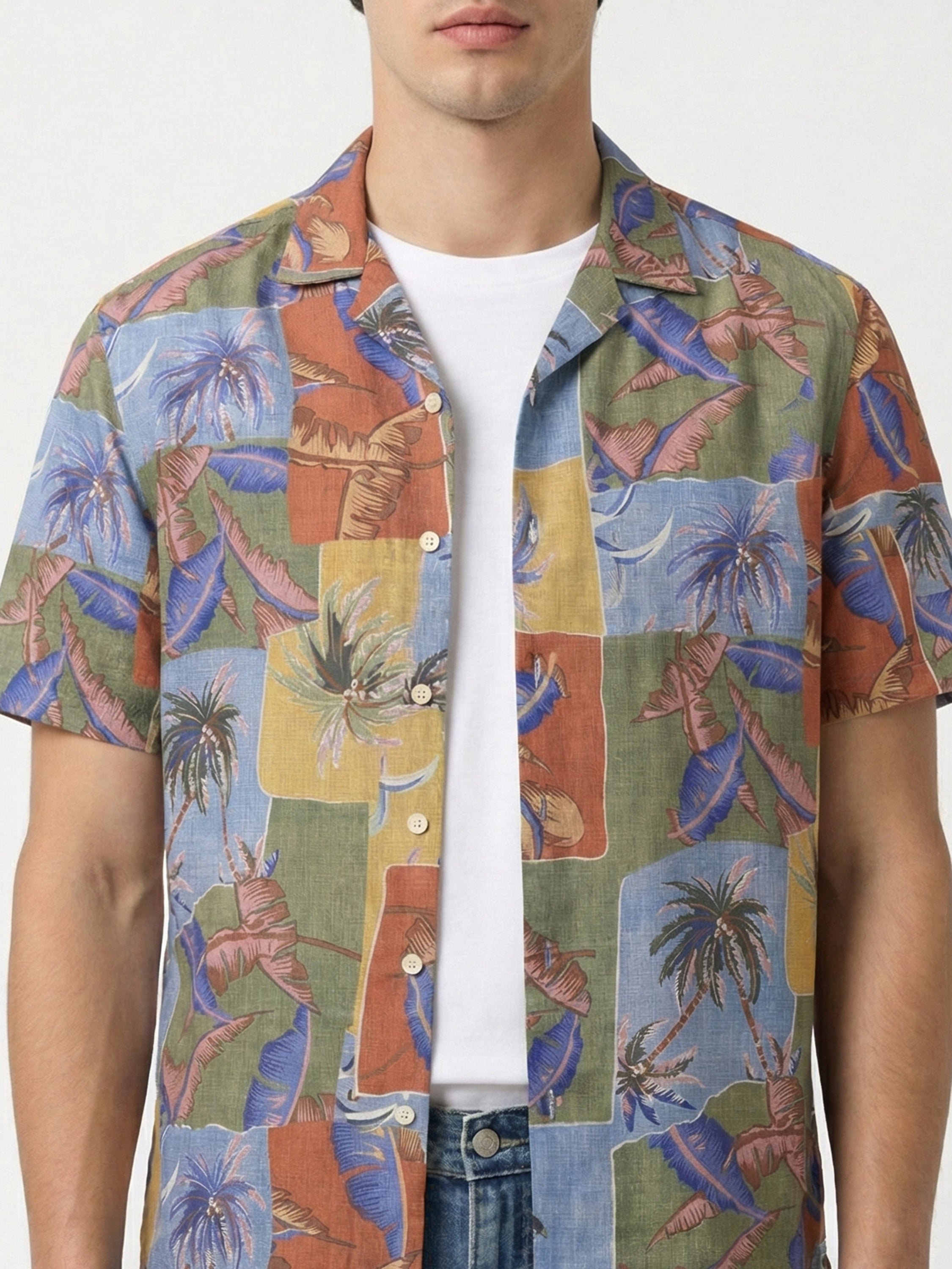 Highlander Men Multi Printed Relaxed Fit Casual Shirt - Multi - Image 5