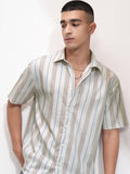 Highlander Men Multi Striped Relaxed Fit Casual Shirt - Multi - Image 1
