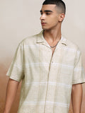 Highlander Men White Checked Relaxed Fit Casual Shirts - White - Image 1
