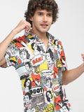 Highlander Men Multi Printed Slim Fit Casual Shirt - Multi - Image 1
