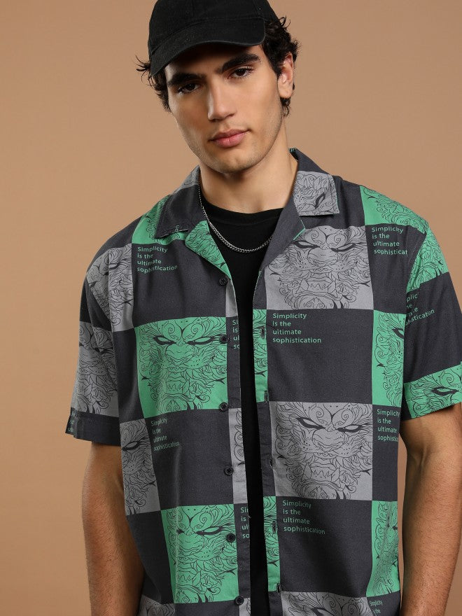 Highlander Men Multi Printed Relaxed Fit Casual Shirt - Multi - Image 1