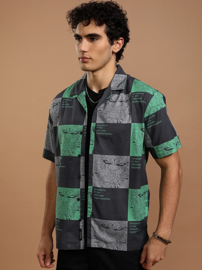 Highlander Men Multi Printed Relaxed Fit Casual Shirt - Multi - Image 4
