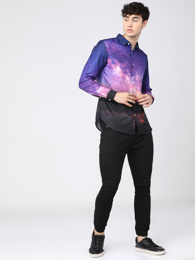 Highlander Men Multi Printed Slim Fit Casual Shirt - Multi - Image 4