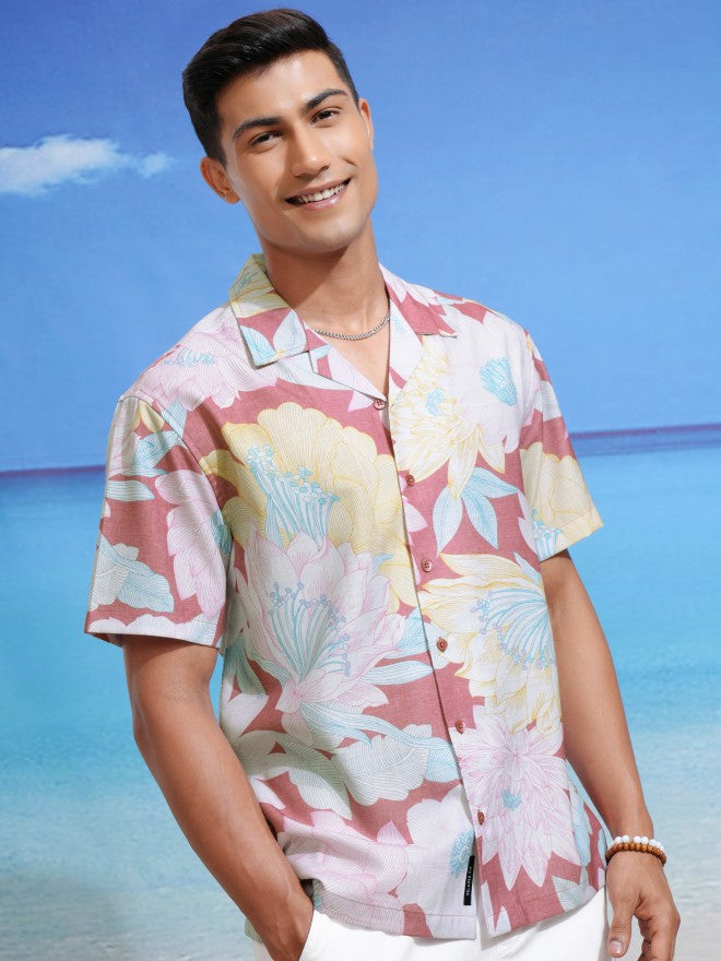 Highlander Men Multicolour Printed Relaxed Fit Casual Shirts - Multi - Image 6