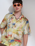 Highlander Men Multi Printed Boxy Fit Casual Shirt - Multi - Image 1