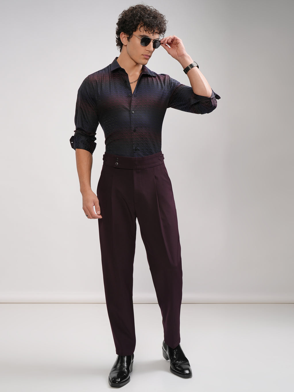 Highlander Men Multi Printed Slim Fit Casual Shirt - Multi - Image 2