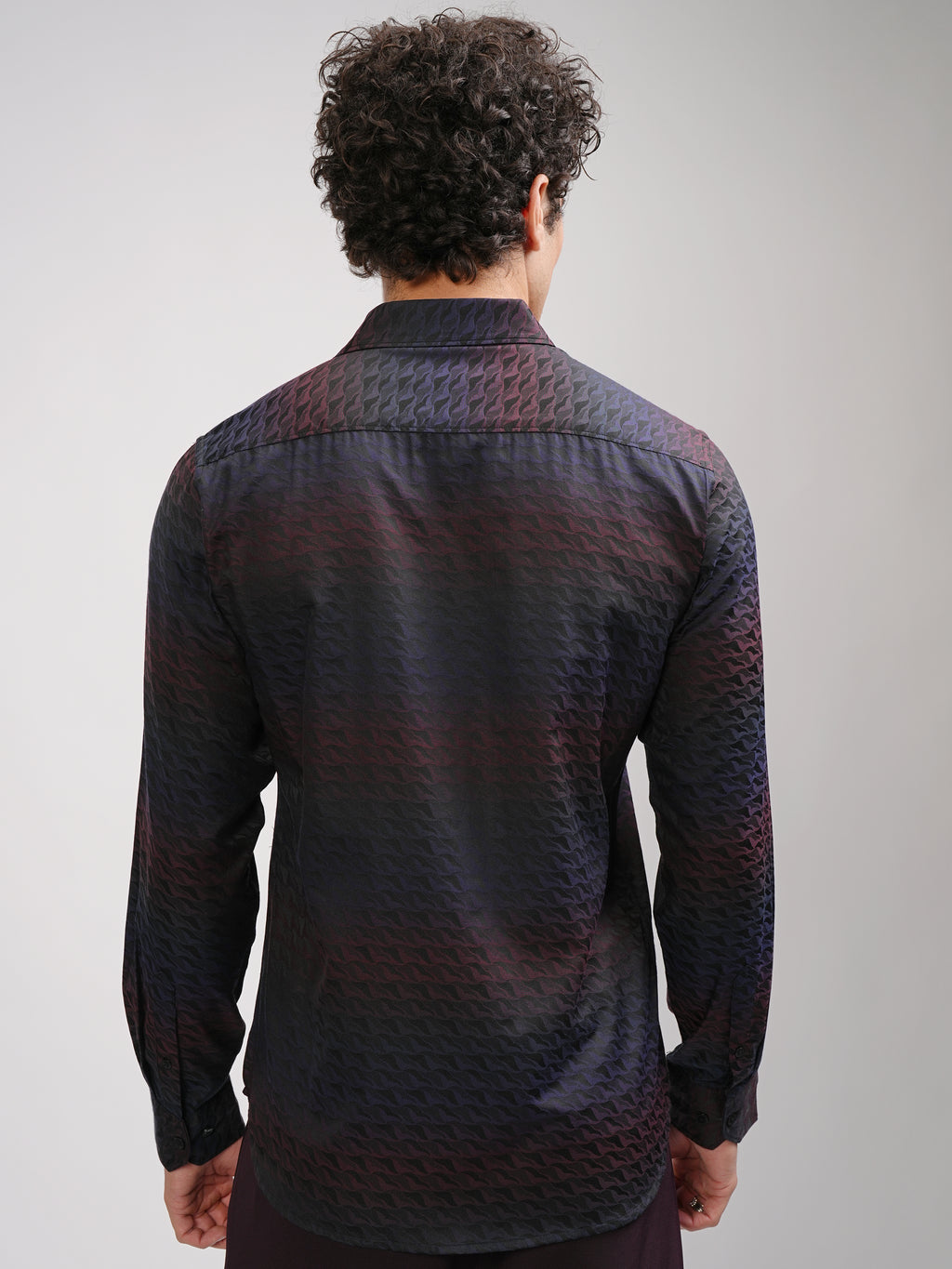 Highlander Men Multi Printed Slim Fit Casual Shirt - Multi - Image 3