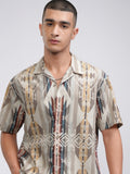 Highlander Men Multi Printed Relaxed Fit Casual Shirt - Multi - Image 1