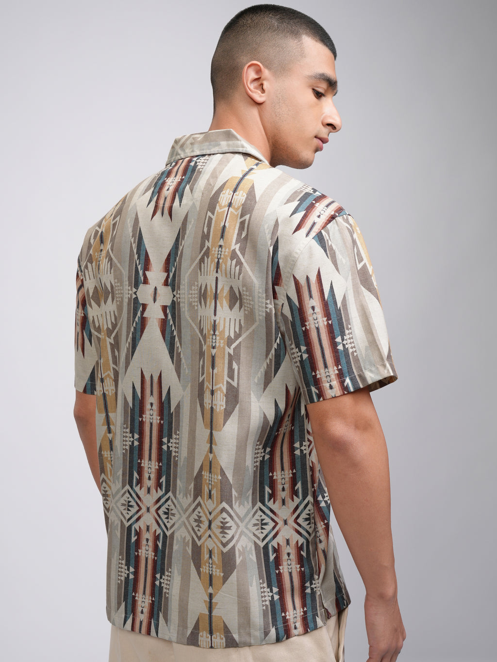 Highlander Men Multi Printed Relaxed Fit Casual Shirt - Multi - Image 3