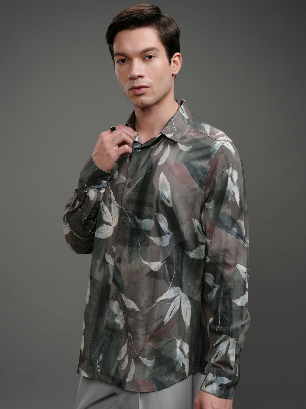 Highlander Men Multi Printed Slim Fit Casual Shirt - Multi - Image 4