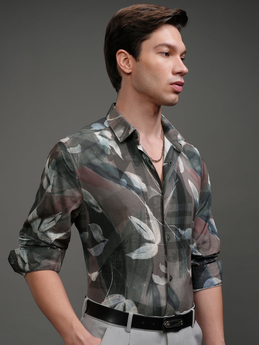 Highlander Men Multi Printed Slim Fit Casual Shirt - Multi - Image 6