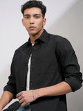 Highlander Men Black Checked Relaxed Fit Casual Shirt - Black - Image 1