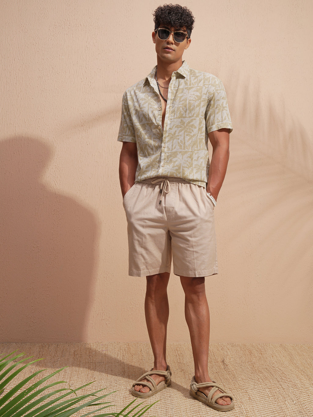 Highlander Men Off White Printed Relaxed Fit Casual Shirt - Off White - Image 2