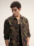 Highlander Men Multi Printed Relaxed Fit Casual Shirt - Multi - Image 1
