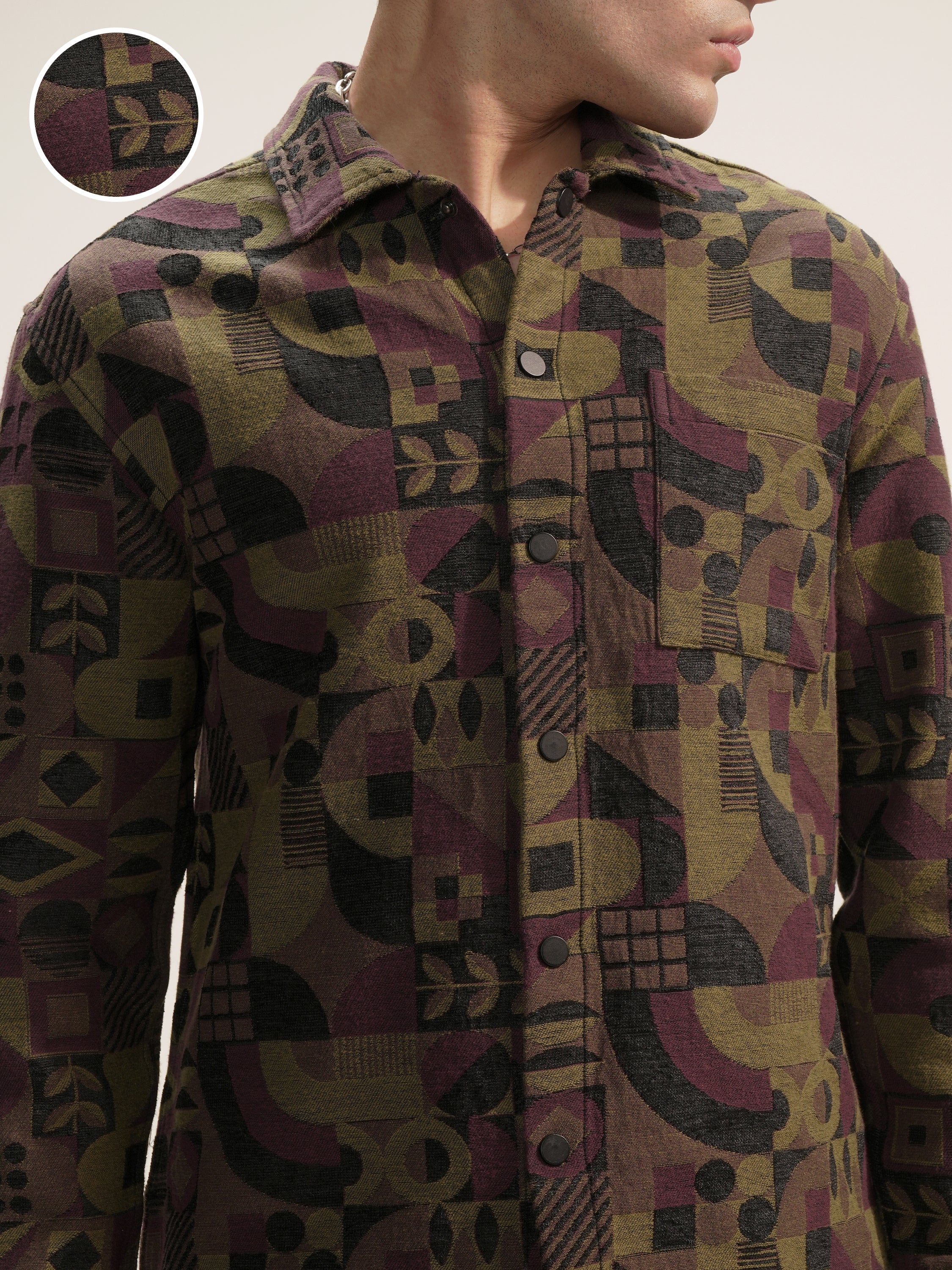 Highlander Men Multi Printed Relaxed Fit Casual Shirt - Multi - Image 5