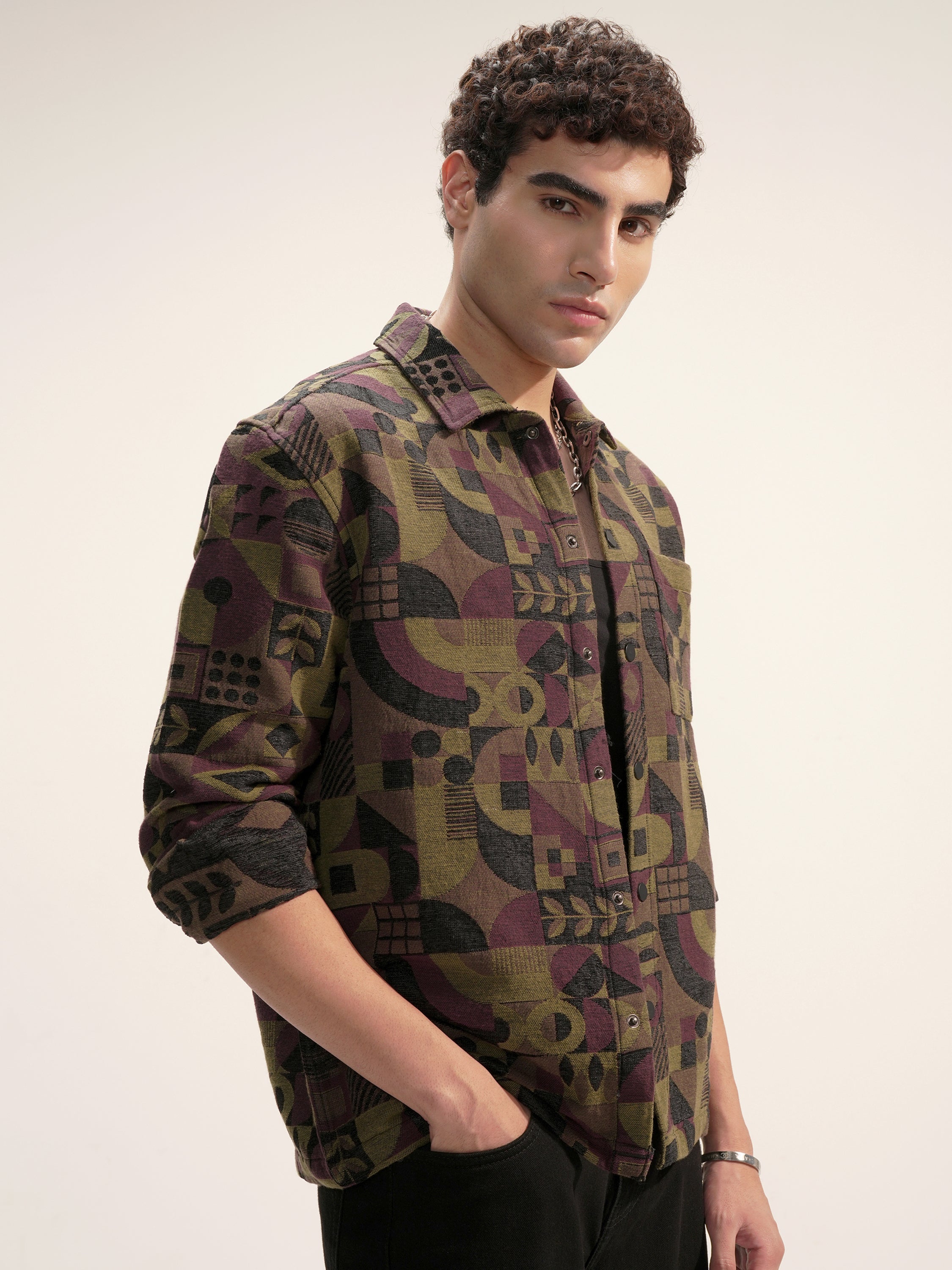 Highlander Men Multi Printed Relaxed Fit Casual Shirt - Multi - Image 6
