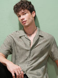 Highlander Men Green Printed Relaxed Fit Casual Shirt - Green - Image 1