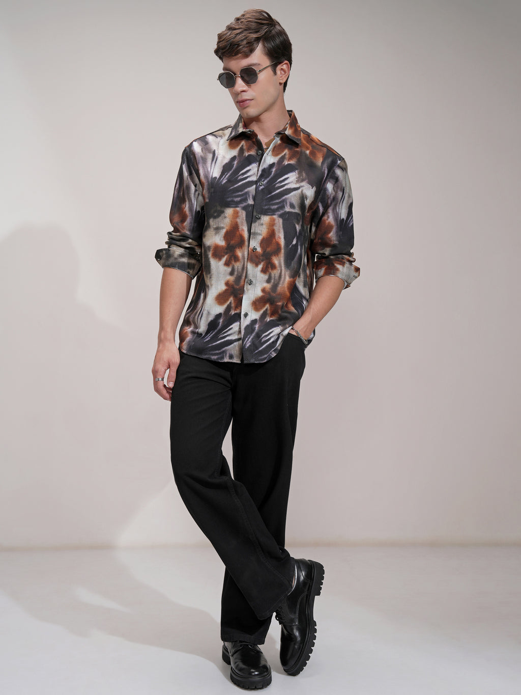 Highlander Men Multi Printed Relaxed Fit Casual Shirt - Multi - Image 2