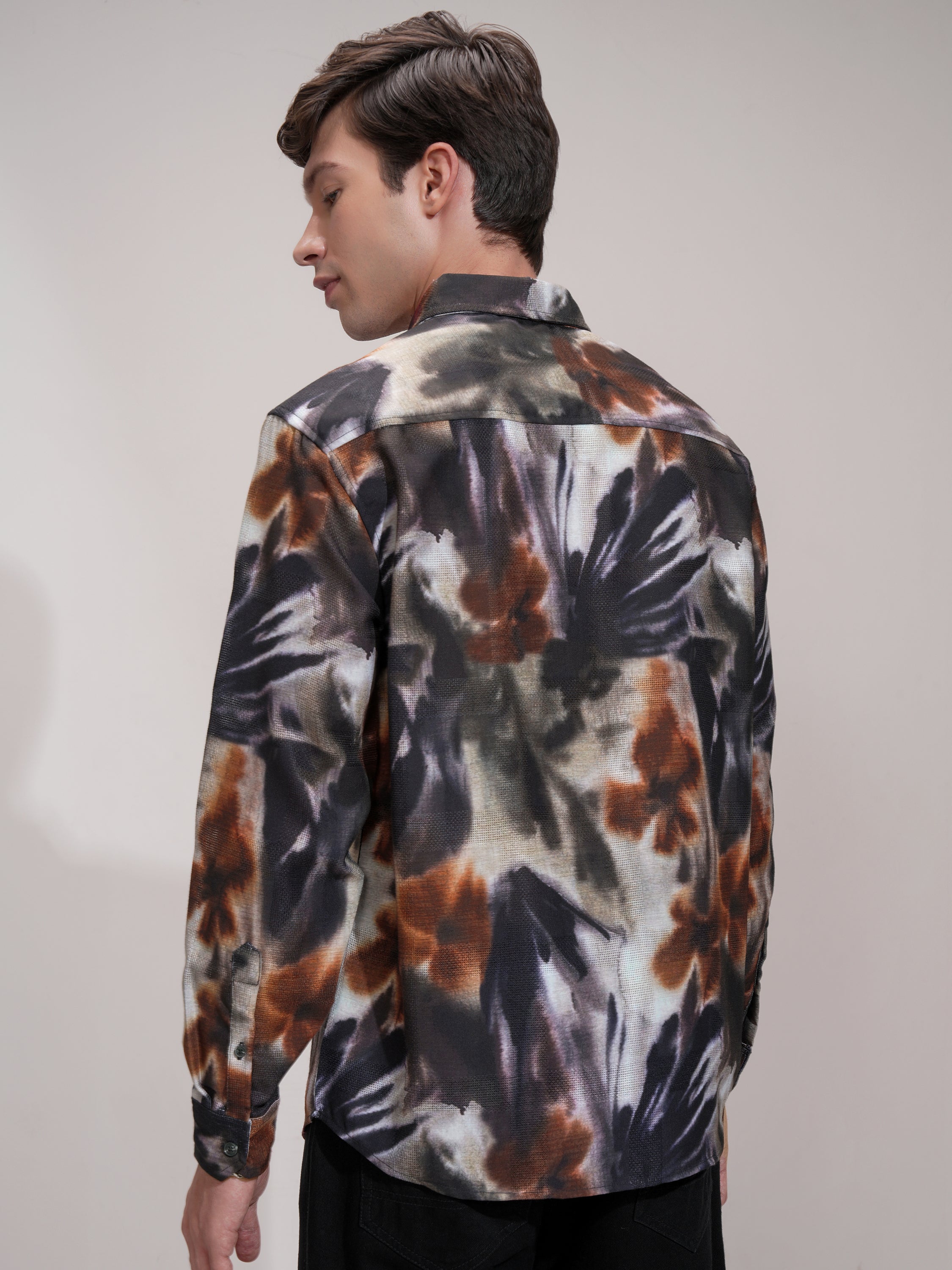Highlander Men Multi Printed Relaxed Fit Casual Shirt - Multi - Image 3