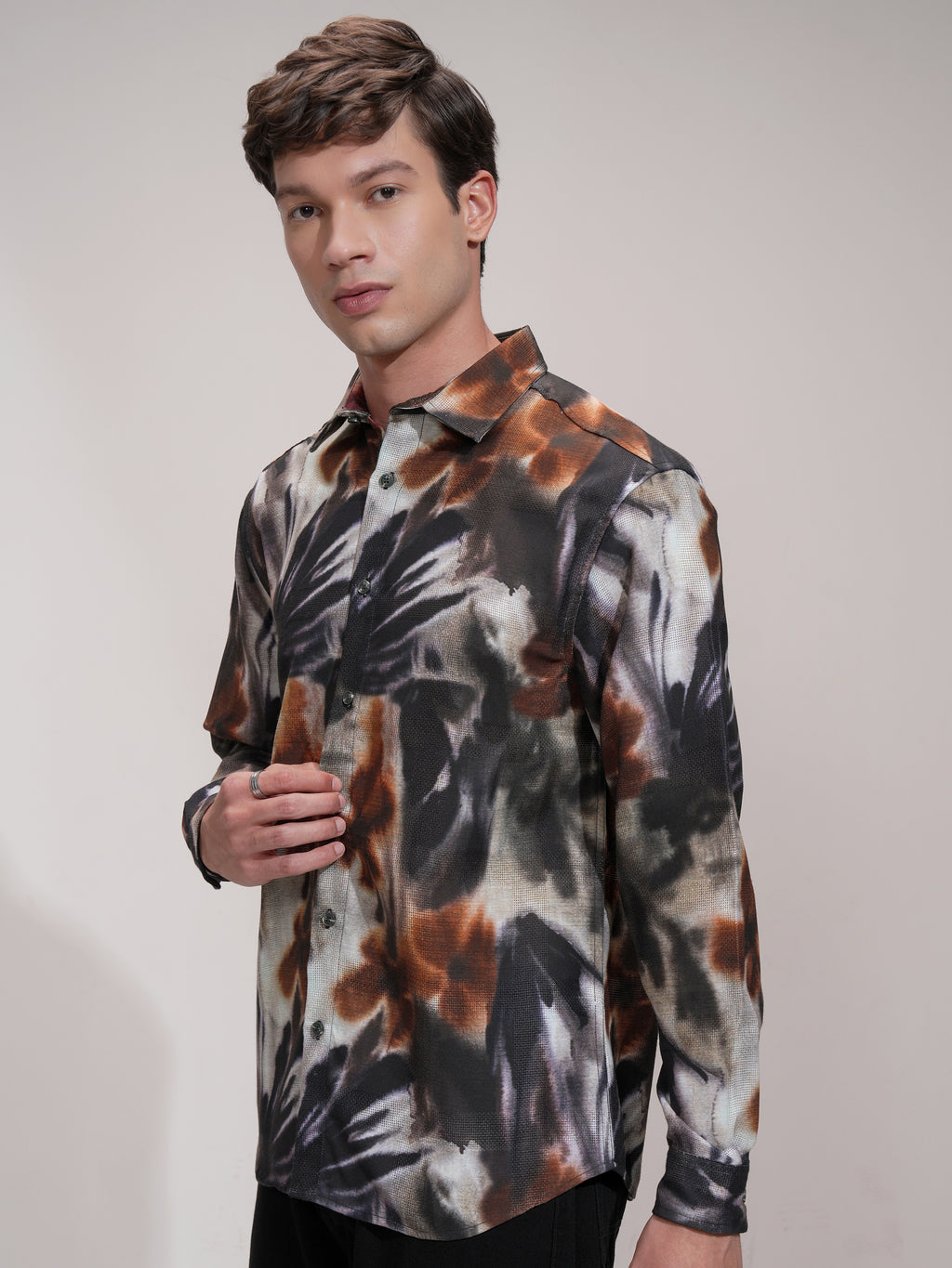 Highlander Men Multi Printed Relaxed Fit Casual Shirt - Multi - Image 4