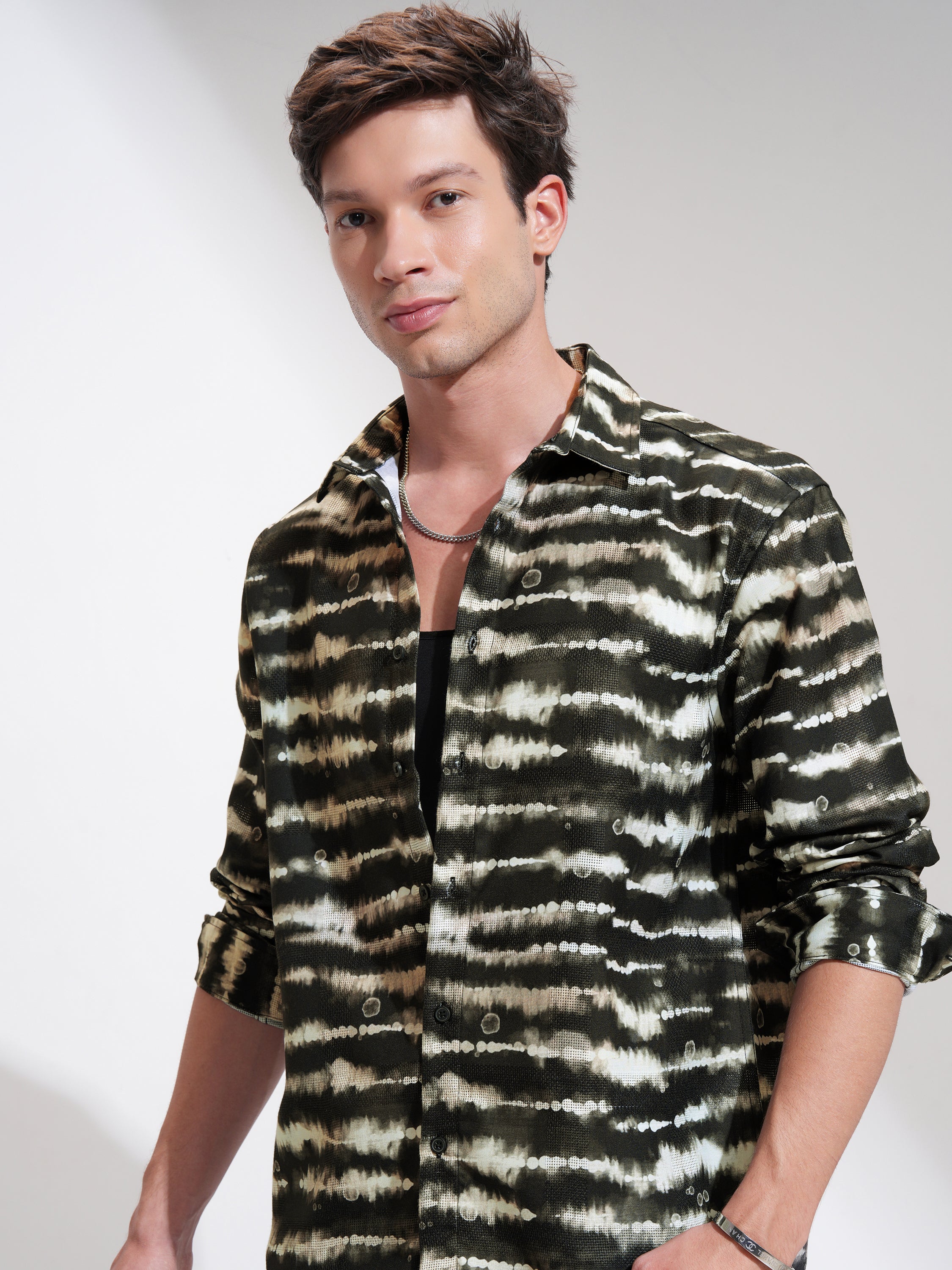 Highlander Men Multi Printed Relaxed Fit Casual Shirt - Multi - Image 1
