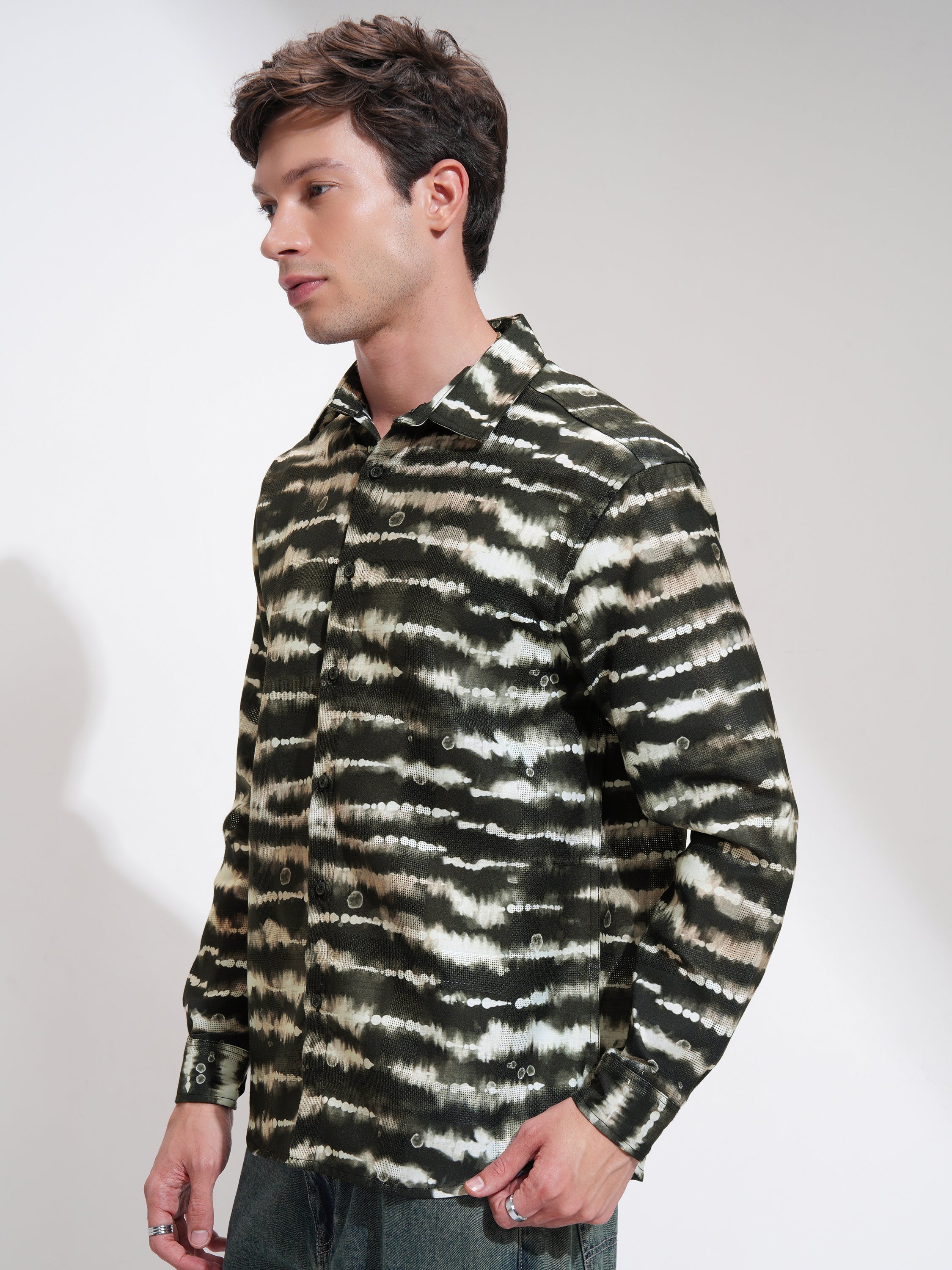 Highlander Men Multi Printed Relaxed Fit Casual Shirt - Multi - Image 4