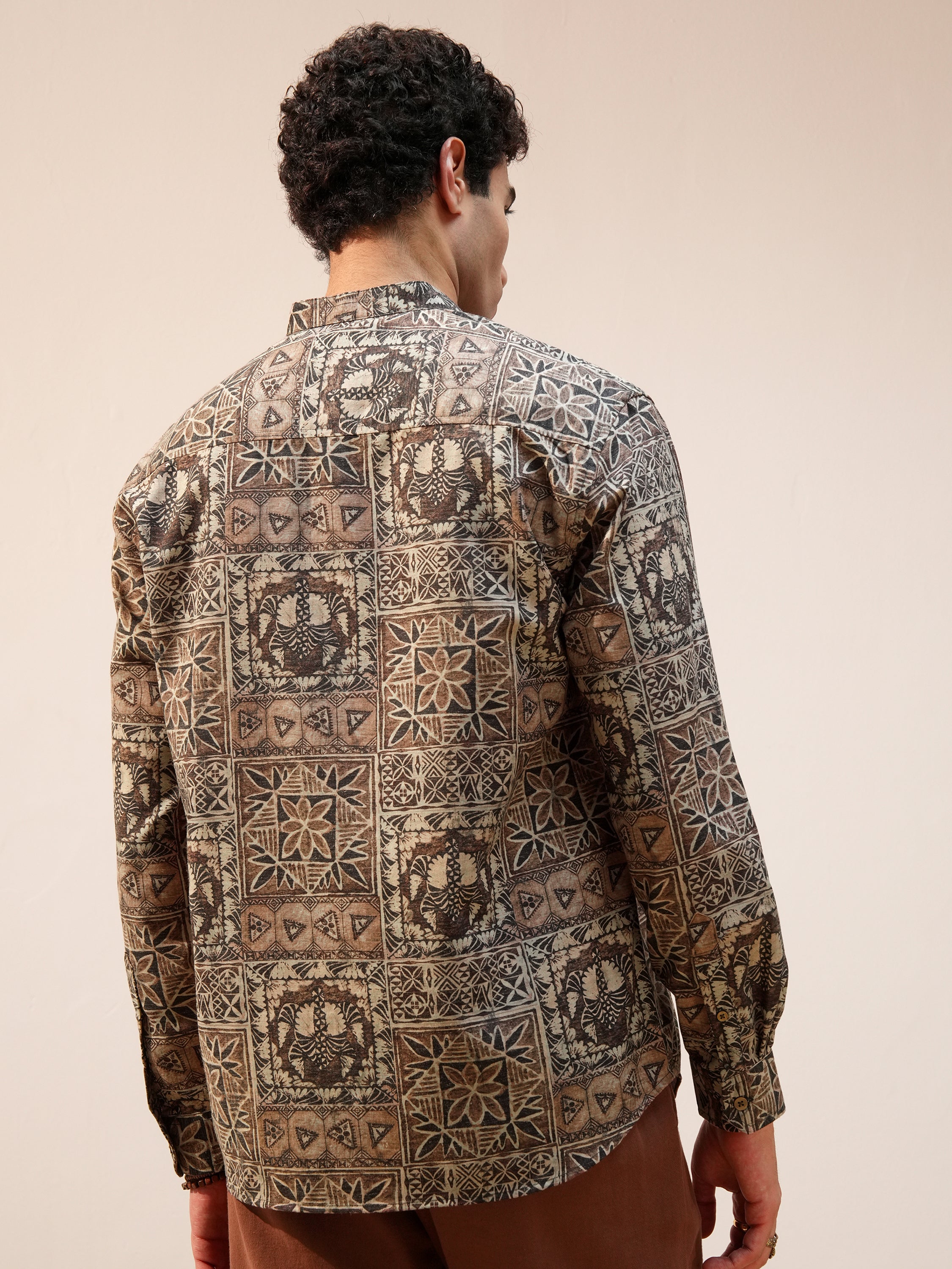 Highlander Men Multi Printed Relaxed Fit Casual Shirt - Multi - Image 3