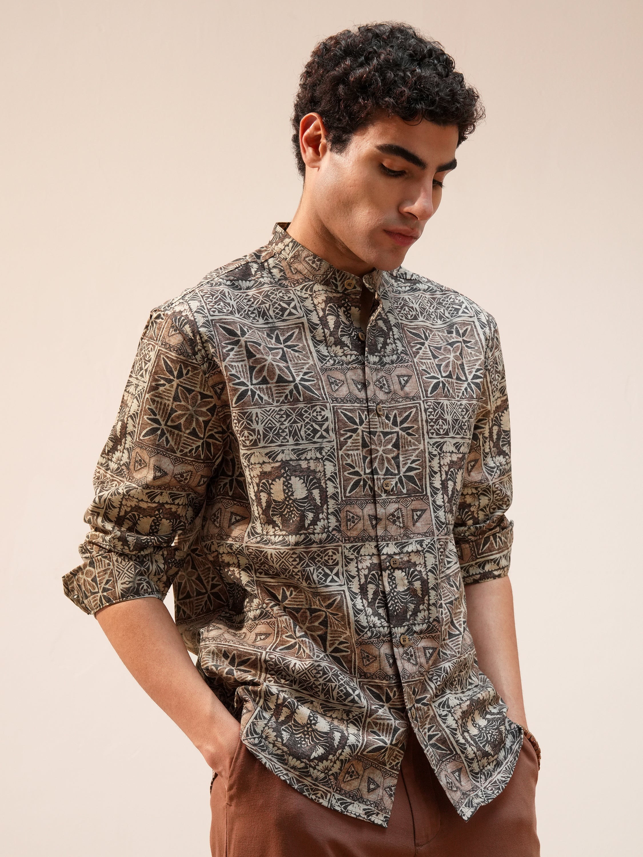 Highlander Men Multi Printed Relaxed Fit Casual Shirt - Multi - Image 6