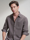 Highlander Men Tan Checked Relaxed Fit Casual Shirt - Tan - Image 1