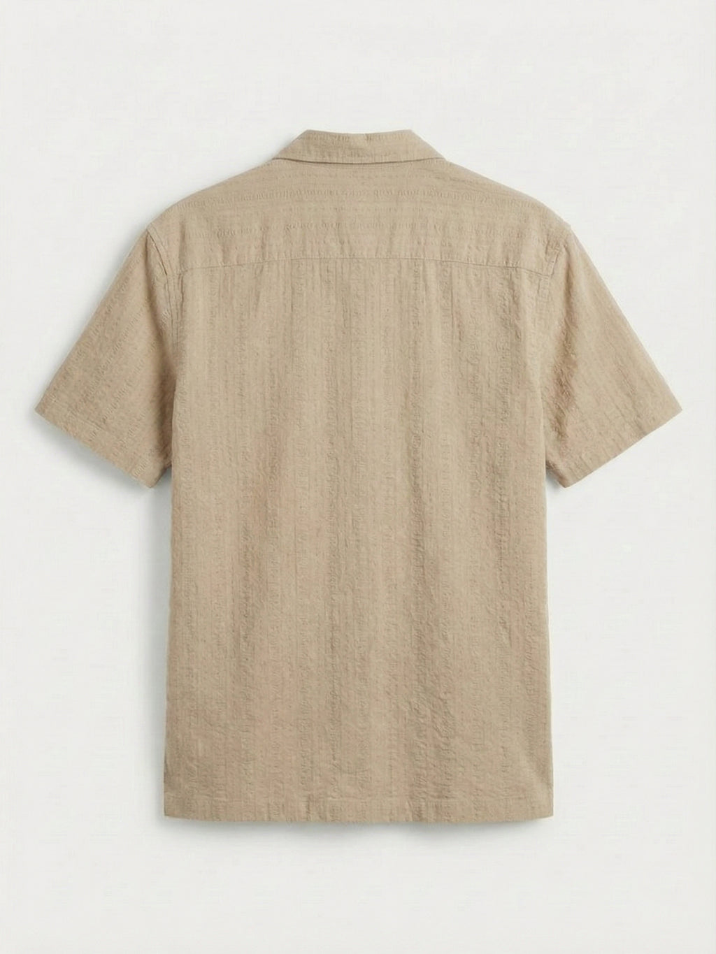 Highlander Men Beige Striped Regular Fit Casual Shirt - Beige - Image 5