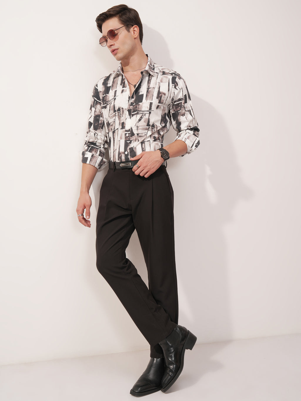 Highlander Men Multi Printed Slim Fit Casual Shirt - Multi - Image 2
