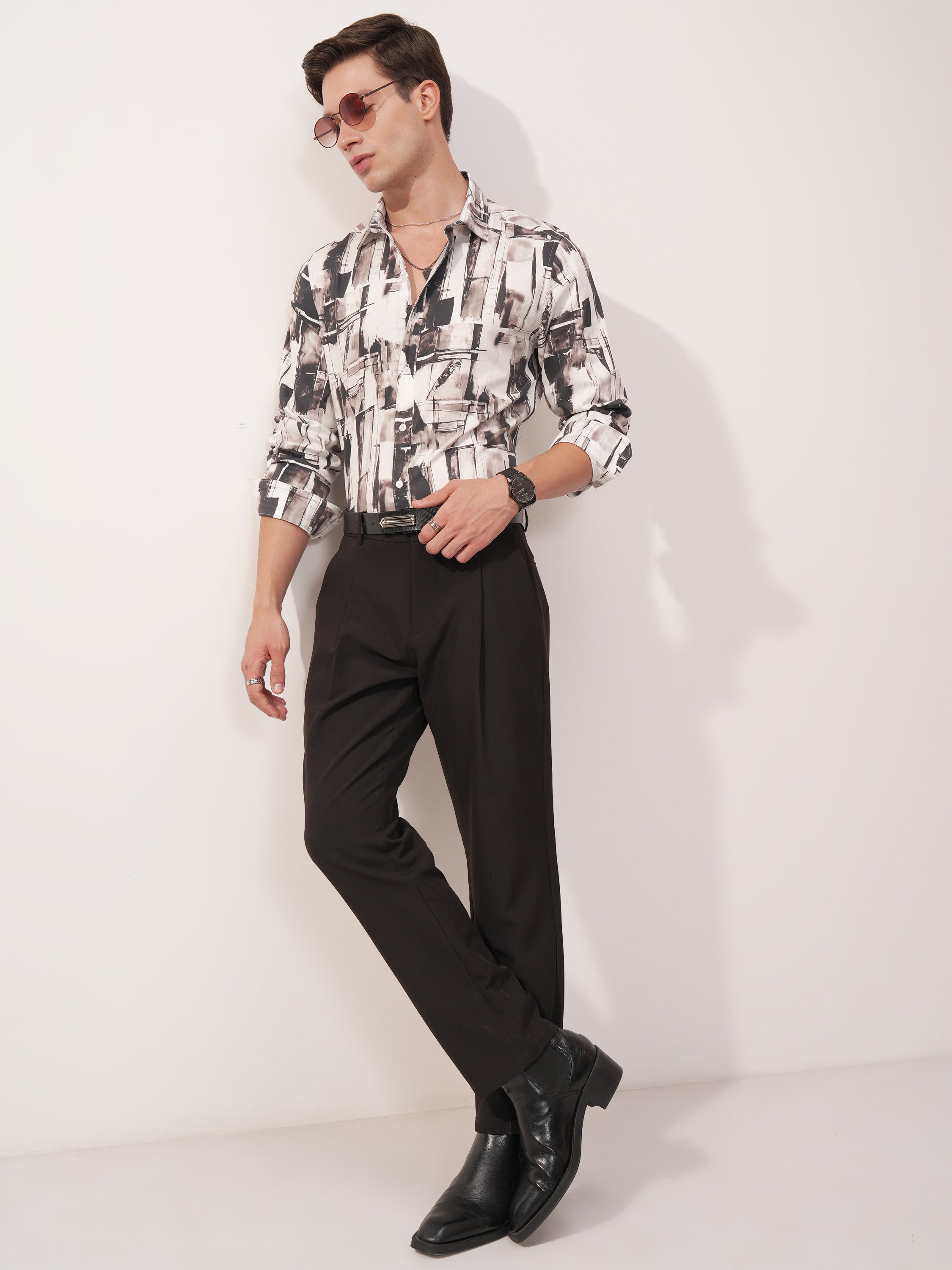 Highlander Men Multi Printed Slim Fit Casual Shirt - Multi - Image 2