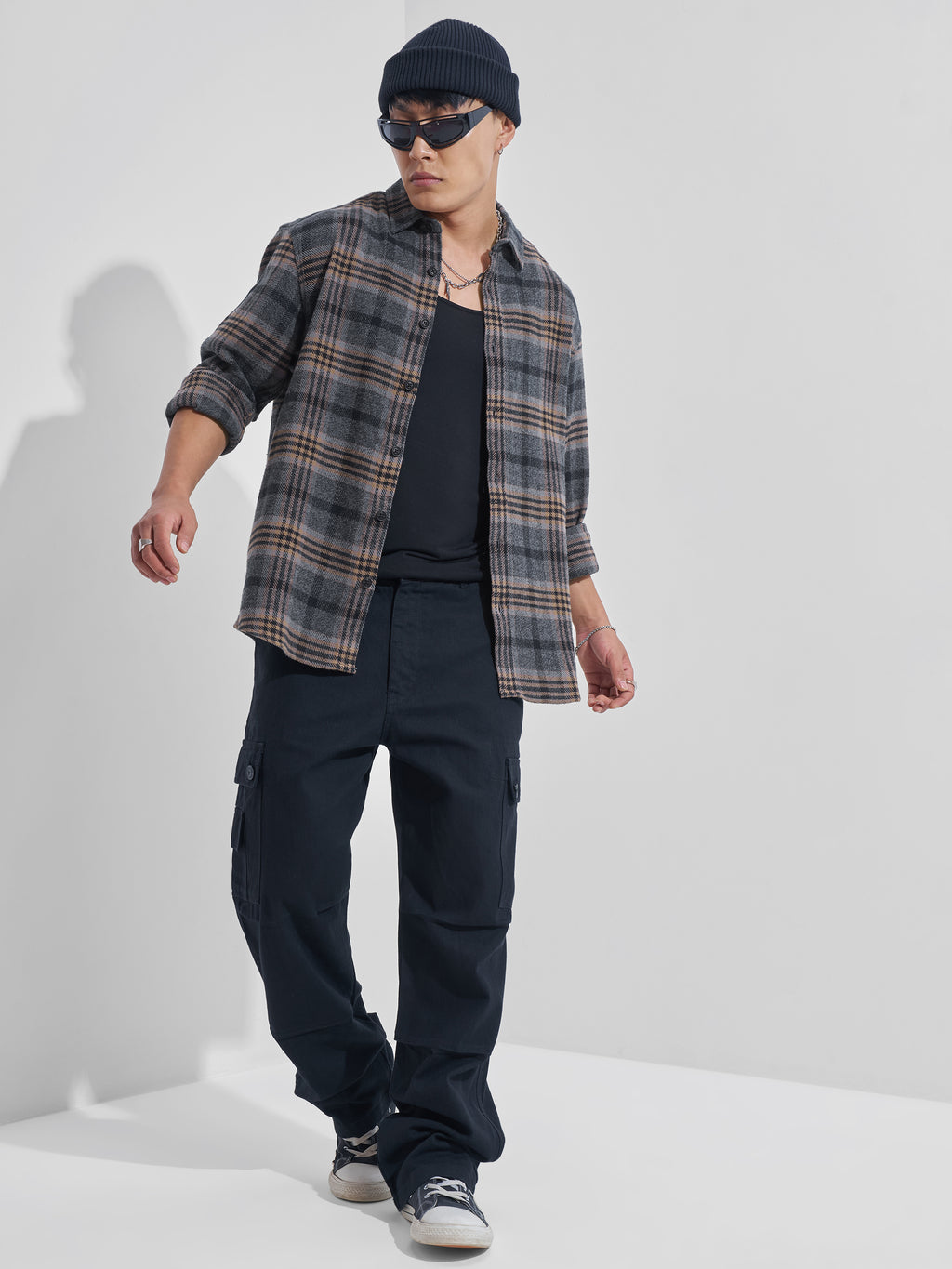 Highlander Men Green Checked Relaxed Fit Casual Shirt - Green - Image 2