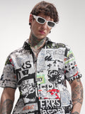 Highlander Men Multi Printed Relaxed Fit Casual Shirt - Multi - Image 1