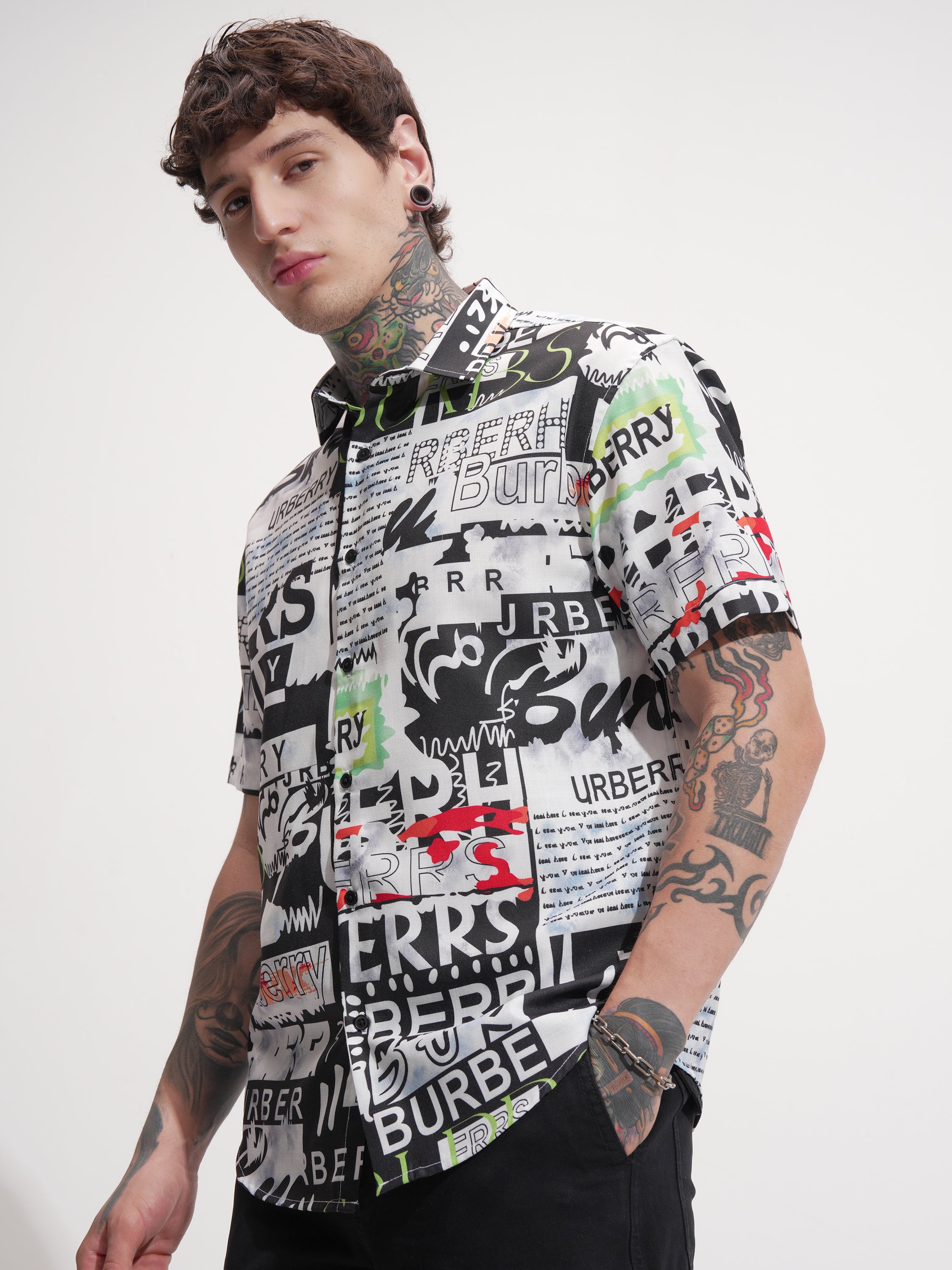 Highlander Men Multi Printed Relaxed Fit Casual Shirt - Multi - Image 4