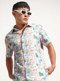Highlander Men Multi Printed Slim Fit Casual Shirt - Multi - Image 1