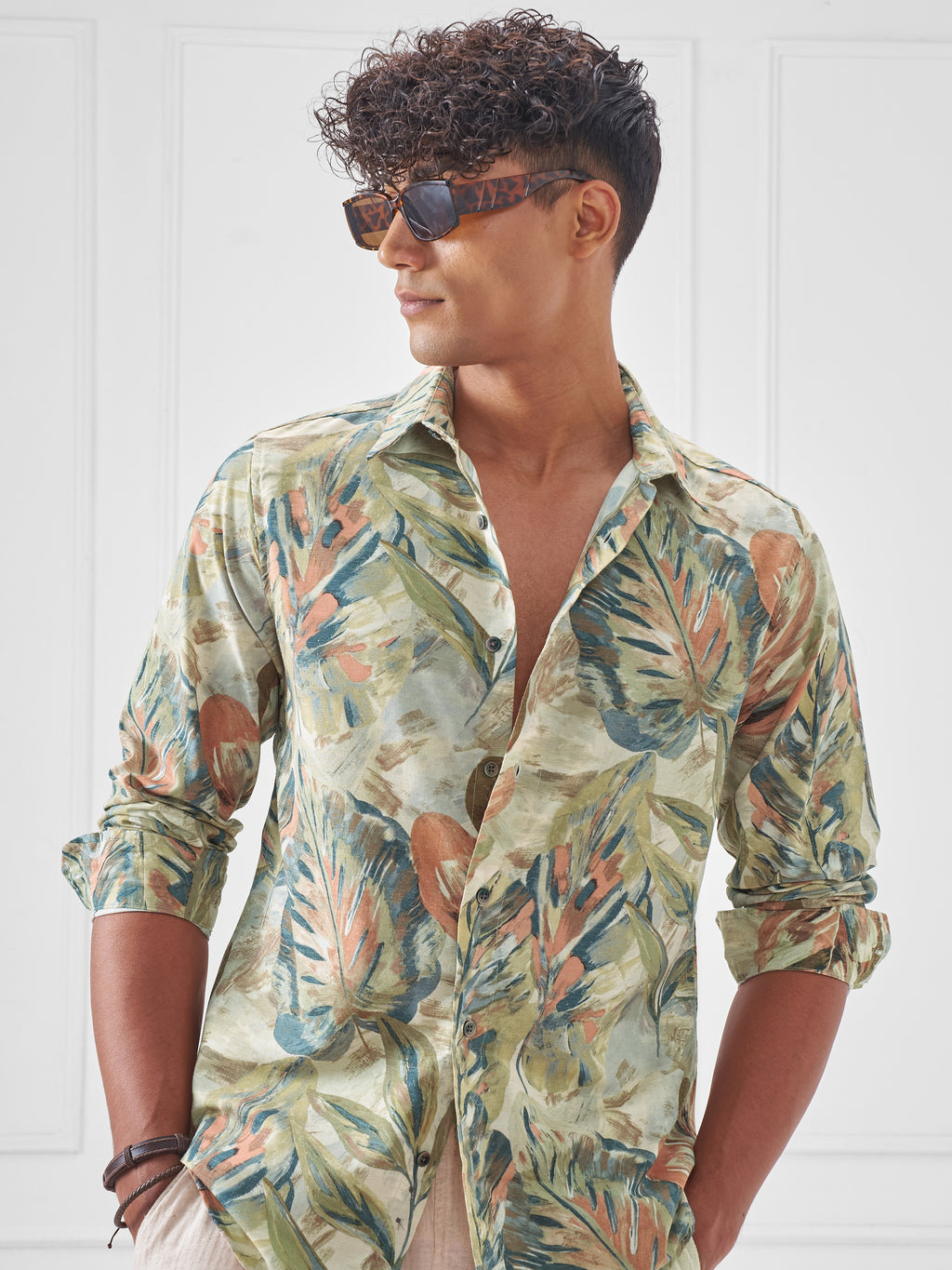 Highlander Men Multi Printed Relaxed Fit Casual Shirt - Multi - Image 1