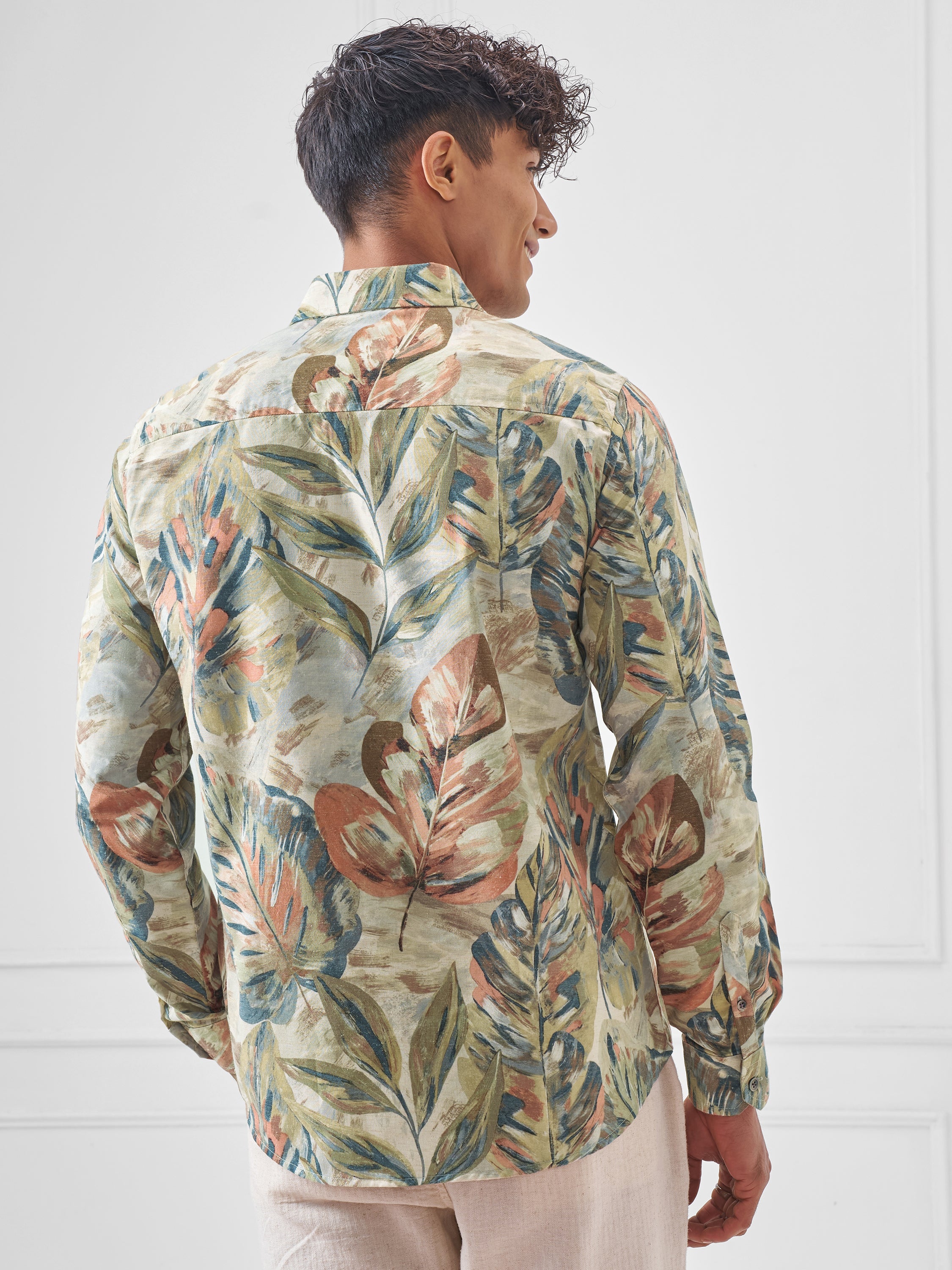 Highlander Men Multi Printed Relaxed Fit Casual Shirt - Multi - Image 3