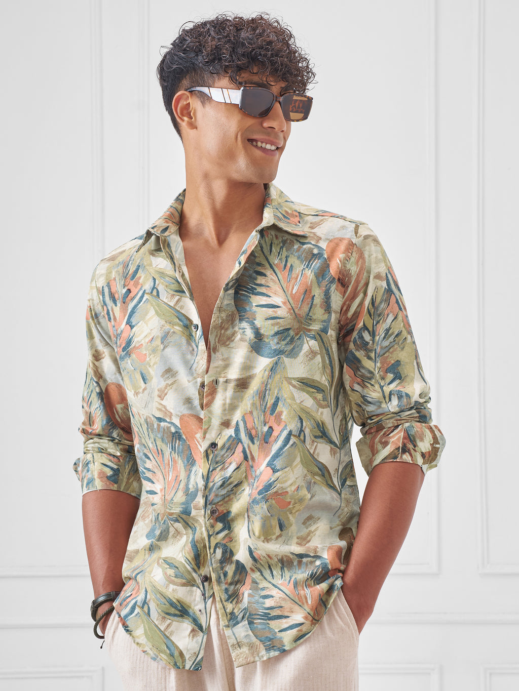 Highlander Men Multi Printed Relaxed Fit Casual Shirt - Multi - Image 4