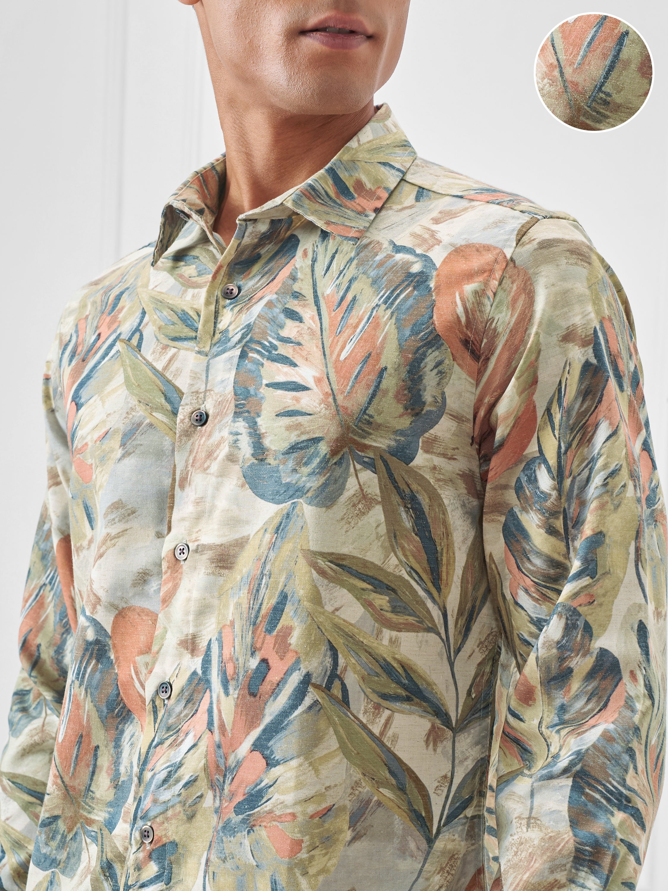 Highlander Men Multi Printed Relaxed Fit Casual Shirt - Multi - Image 5