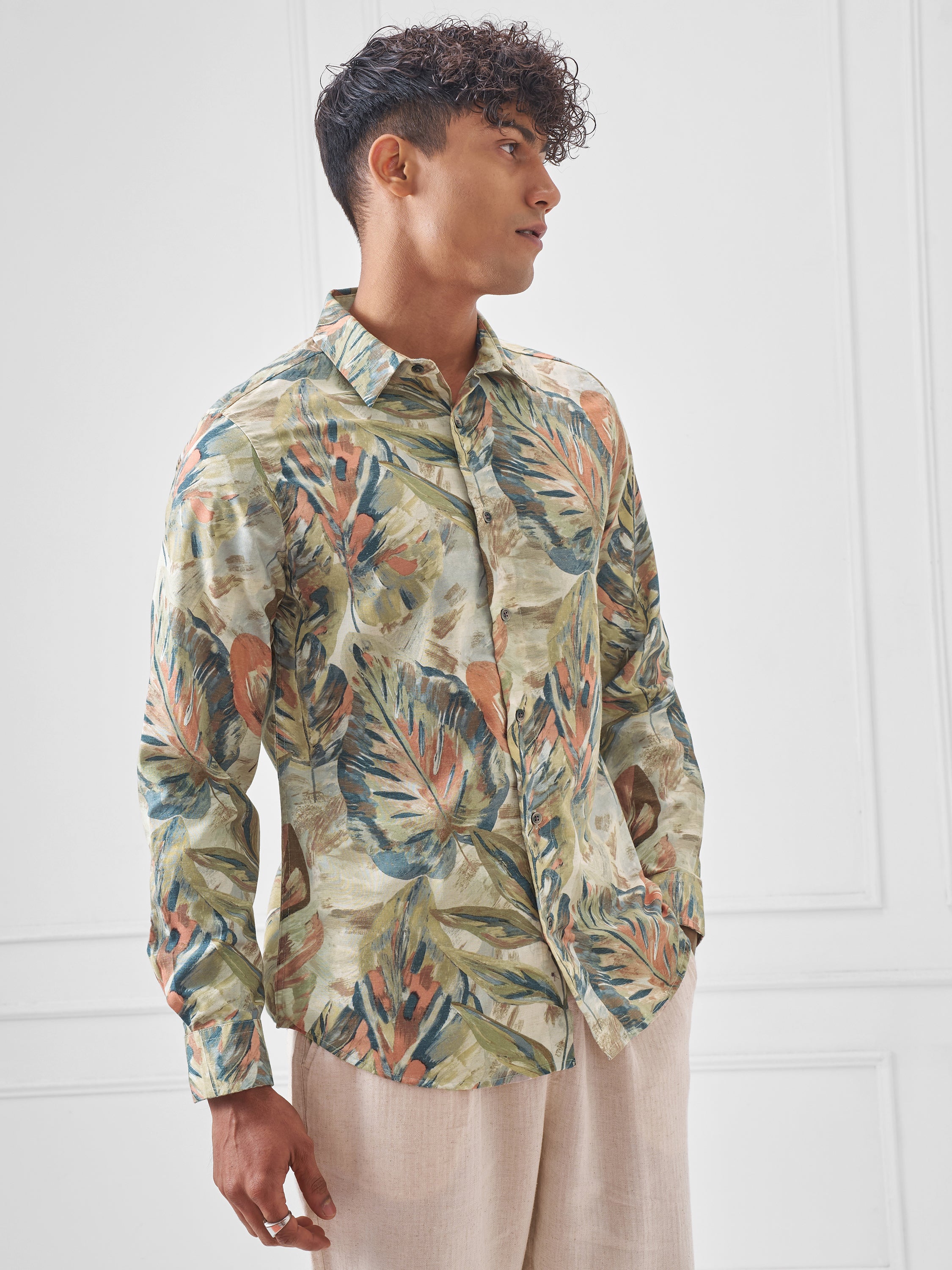 Highlander Men Multi Printed Relaxed Fit Casual Shirt - Multi - Image 6